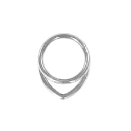 Tribal Fangs Flower Heart Drop Septum Piercing Clicker Segment Nose Rings Daith Conch Hoop Earring 100% 316L Surgical Steel 16G