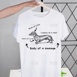 Anatomy Dachshund Dog I Do What I Want T Shirt Men Retro Washed Tops Tees Harajuku Tshirt Streetwear Hip Hop Male T-shirts