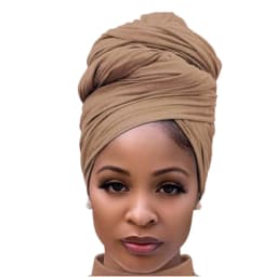 Wrap Headband For Women Long Lightweight Solid Color Jersey Hijab Scarf Headband Ideal For Braids