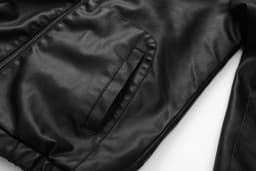 Men's Casual Black Hooded PU Leather Biker Jacket