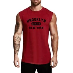 Summer Cotton Breathable Bodybuilding Tank Tops Mens Workout Muscle Sleeveless Cool Shirts Gym Fitness Muscle Training Clothing