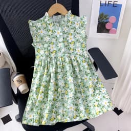 Bear Leader Girls Casual Dresses 2026 New Summer Kids Baby Flowers Print Costumes Floral Party Birthday Princess Vestidos 2-6Y