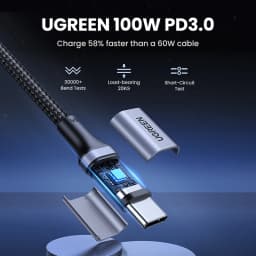 UGREEN 2 Pack USB Type C to USB C Cable PD100W Charging Cable for iPhone 17 16 15 MacBook Xiaomi Samsung Fast Charge USB C Cord