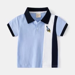 Fashion Kids Boys Polo Shirts Luxury Stand Collar Sport Children Boy Clothes Summer T Shirt Soft Breathable Cotton Toddler Polos