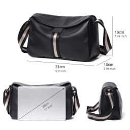 New Design Men bag Soft Genuine Leather Boy's Flap Cowhide Leather Shoulder Bag Men's Crossbody Messenger Bags Fashion Style