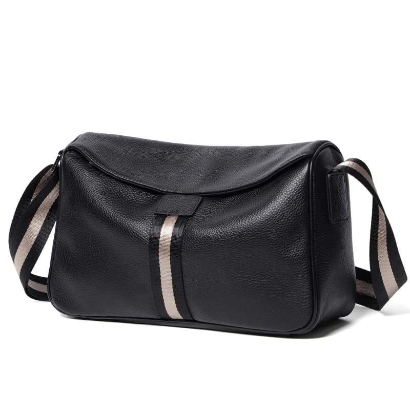 New Design Men bag Soft Genuine Leather Boy's Flap Cowhide Leather Shoulder Bag Men's Crossbody Messenger Bags Fashion Style