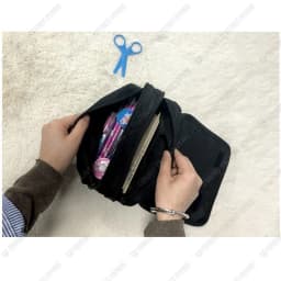 Anime Attack on Titan Cosmetic Case Shingeki No Kyojin Pen Bag Levi Eren Pencil Bag Pencil Box Brush Holder School Cases