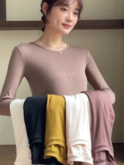 Maternity Spring Fall Round Neck Long-Sleeved Slim Thin Section Bottoming Shirt Pregnant Women's Solid Elastic Soft Homewear
