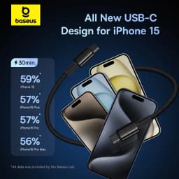 Baseus 100W USB C to USB Type C Cable For iPhone 16 15 for Xiaomi Quick Charge 4.0 PD 100W Fast Charger for MacBook iPad Pro