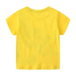 Kids Luminous Cartoon Shark Dinosaur T-shirt Cotton Baby Boys Tees 2-7 Years Summer New Short Sleeve Tops