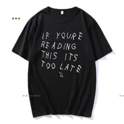 Drake If You’re Reading This It’s Too Late Vintage Men T-shirt Hip Hop Cotton Men T shirt New Tee Tshirt Womens Tops Oversized