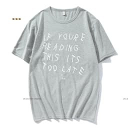 Drake If You’re Reading This It’s Too Late Vintage Men T-shirt Hip Hop Cotton Men T shirt New Tee Tshirt Womens Tops Oversized