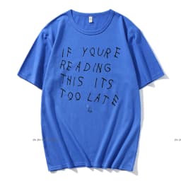 Drake If You’re Reading This It’s Too Late Vintage Men T-shirt Hip Hop Cotton Men T shirt New Tee Tshirt Womens Tops Oversized