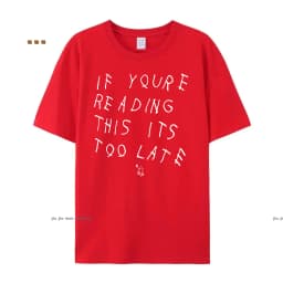 Drake If You’re Reading This It’s Too Late Vintage Men T-shirt Hip Hop Cotton Men T shirt New Tee Tshirt Womens Tops Oversized
