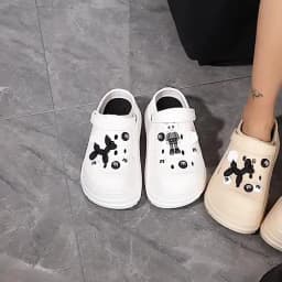 Closed Toe Wedge Heel Sandals for Women Summer Hollow Out Chunky Platform Sandals Woman Soft EVA Thick Bottom Sandalias Mujer