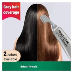 80ML Black Fruit Dyeing Hair Cream Natural Hair Dye Keratin Hair Color Plant Essence Hair Hair Washing Color Cream with a Comb