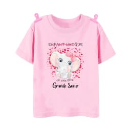 I Will Become A Sister French Printed Shirt Pregnant  Announcement Girls T-shirt Sister Clothe Tops Kids Summer Short Sleeve Tee