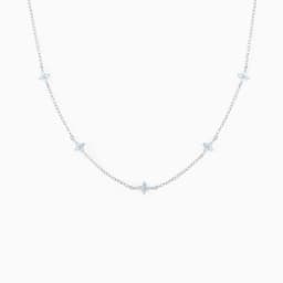 Inlaid Zircon Four-leaf Flower Necklace For Women New Niche Light Luxury Hot Fashion Collares Choker Accessories