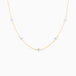 Inlaid Zircon Four-leaf Flower Necklace For Women New Niche Light Luxury Hot Fashion Collares Choker Accessories