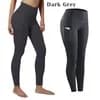 Women Yoga Leggings Sexy Solid High Waist Pocket Elastic Tummy Control Ruched Booty Pants Casual Gym Compression Tights Pants