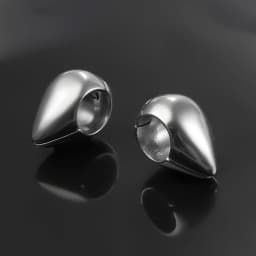 Twolobes 2PCS 316 Stainless Steel Water Drop Ear Weights Hangers Gauges Tunnels Expansions Piercing Women Body Jewelry New