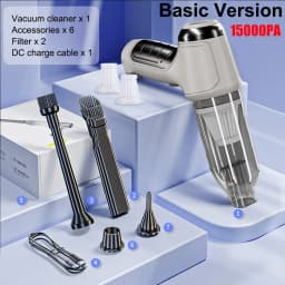 Car Vacuum Cleaner 95000PA Strong Suction Wireless Vacuum Cleaner for Car Home 2in1 Handheld Portable Vacuum Cleaner Blower