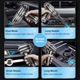 Car Vacuum Cleaner 95000PA Strong Suction Wireless Vacuum Cleaner for Car Home 2in1 Handheld Portable Vacuum Cleaner Blower
