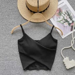 Irregular Casual Sport Camisole Women Strap Design Solid Fashion 2025 Y2K Elegant Ladies Chic Slim Tank Tops