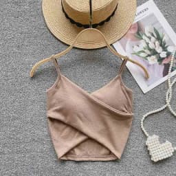 Irregular Casual Sport Camisole Women Strap Design Solid Fashion 2025 Y2K Elegant Ladies Chic Slim Tank Tops