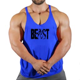 Gym Vest Fitness Shirt Muscle Man Singlet Men Tank Tops Stringer Sleeveless Sweatshirt Men's Singlets Top for Fitness Clothing
