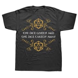 Novelty Dungeon Dragon T Shirts Graphic Streetwear Short Sleeve I Have A Plan D20 Dice Role Playing Game DnD T-shirt Men
