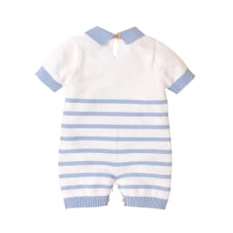 Newborn Baby Rompers Summer Infant Kids Boys Turtle Neck Short Sleeve Sunsuits One Piece Toddler Cotton Sunsuits Child Playsuits