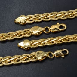 Hip Hop Jewelry 18k Gold Plated Cuban Link Chain Necklace for Men Collar High Quality Metal Texture Women Fashion Charm Jewelry