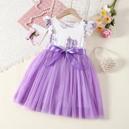 Girls' Casual Dress Princess Dress Gorgeous Dress Christmas Birthday Party Wedding Daily Casual Dress Age 3-8 Years Old