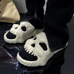 Summer Skull Design Shoes Women Slippers Fun Novelty Slide Beach Non Slip Home Outdoor Thick Bottom Sandals