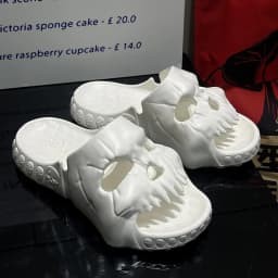 Summer Skull Design Shoes Women Slippers Fun Novelty Slide Beach Non Slip Home Outdoor Thick Bottom Sandals
