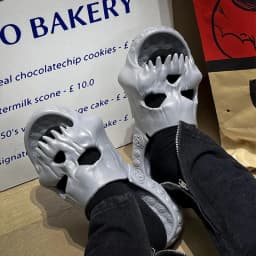 Summer Skull Design Shoes Women Slippers Fun Novelty Slide Beach Non Slip Home Outdoor Thick Bottom Sandals