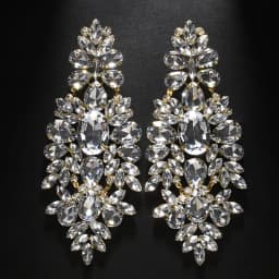 Stonefans Temperament Oversize Rhinestone Earrings Decoration for Women 2024 Elegant Bling Crystal Dangle Earrings Party Jewelry
