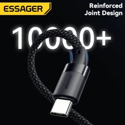 Essager USB C to C 100W Magnetic Fast Charger Cable for iPhone 15 65W Type C to C Data Charging Wire for Laptop Samsung