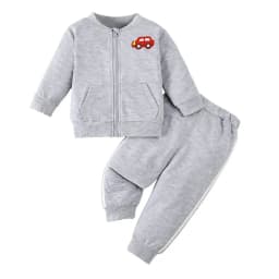 1-4Y Boys Pantsuit Plus Velvet Flannel Family Outfit Child Winter Warm Sleepwear Suit Girls Thick Coral Fleece Pajama Sets 2Pcs