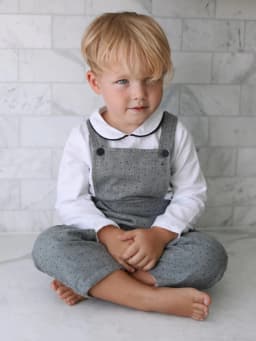 2024 Newborns Baby Spring Romper Jumpsuit Clothes Boys Infants Printed Suspender Pants Children Outdoor Clothing Trousers Kids