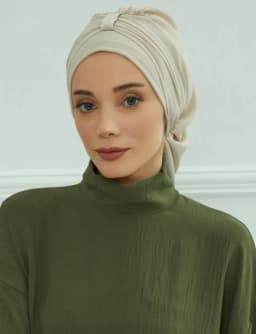 Muslim Instant Turban Pure Color Stretch Inner Hat Hijabs For Caps Ready To Wear Women Head Scarf Under Bonnet