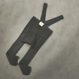 Spanish Spring And Autumn Models High Waist Suspenders Cropped Trousers Baby Big PP Baby Leggings