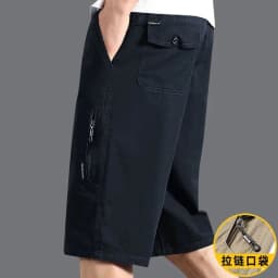 Mens Summer Cargo Shorts Light Weight Casual Sports Short Pants Cotton Hiking Running Jogger Shorts Elastic Waist