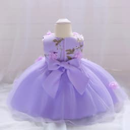 Summer Baby Girls Dress Toddler Girl Clothes Infant Baby 1 Years Birthday Princess Party Dresses Floral Newborn Wedding Gown