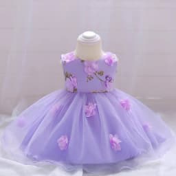 Summer Baby Girls Dress Toddler Girl Clothes Infant Baby 1 Years Birthday Princess Party Dresses Floral Newborn Wedding Gown