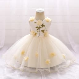 Summer Baby Girls Dress Toddler Girl Clothes Infant Baby 1 Years Birthday Princess Party Dresses Floral Newborn Wedding Gown
