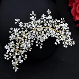 Crystal Rhinestone Bridal Wedding Headbands Tiaras Hairbands For Women Bride Bridal Wedding Hair Accessories Jewelry Band Gift