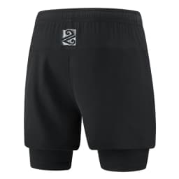 【 S-9XL 】 Large size men's and women's sports and fitness shorts, fake two pieces of ice silk quick drying running outdoor pocke