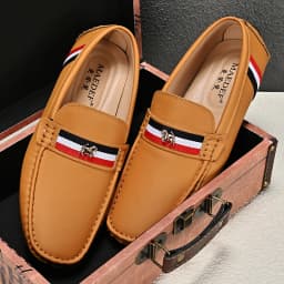 MAEDEF 2024 New Leather Casual Shoes Fashion Spring Loafer High Quality Men Loafers Non Slip for Man Comfortable Driving Shoes